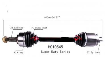 CCL привод колеса в сборе 44305-SCA-G01 CR-V RD4 02-06 правый 4WD.