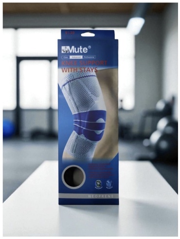 Mute Mute knee support серый, синий универсальный