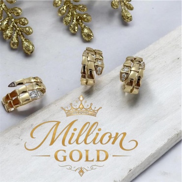 MILLION GOLD 518952874 вес 6.5 г золото, фианит