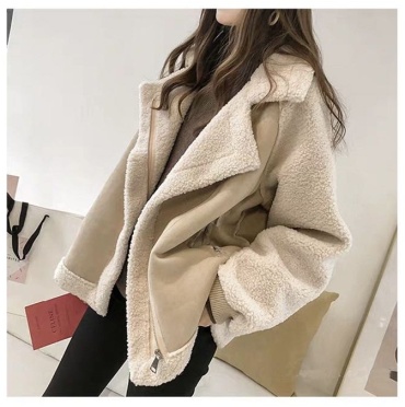 Дубленка FASHION бежевый