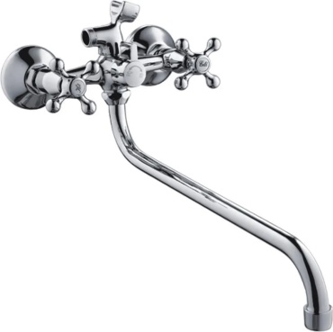 Смеситель для ванны Haiba HB2208-2, латунь, цвет хром