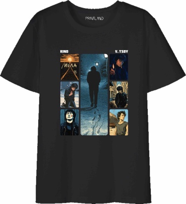 Футболка PRINTLAND KINO-V.TSOY черный