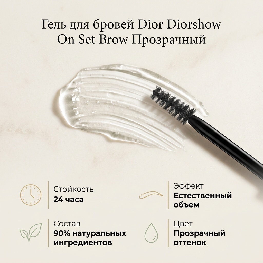 Dior гель Diorshow On Set Brow Прозрачный 5 мл