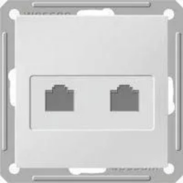 Schneider Electric встраиваемая RSI-251TT-1-86, телефонный (RJ11) цвет белый