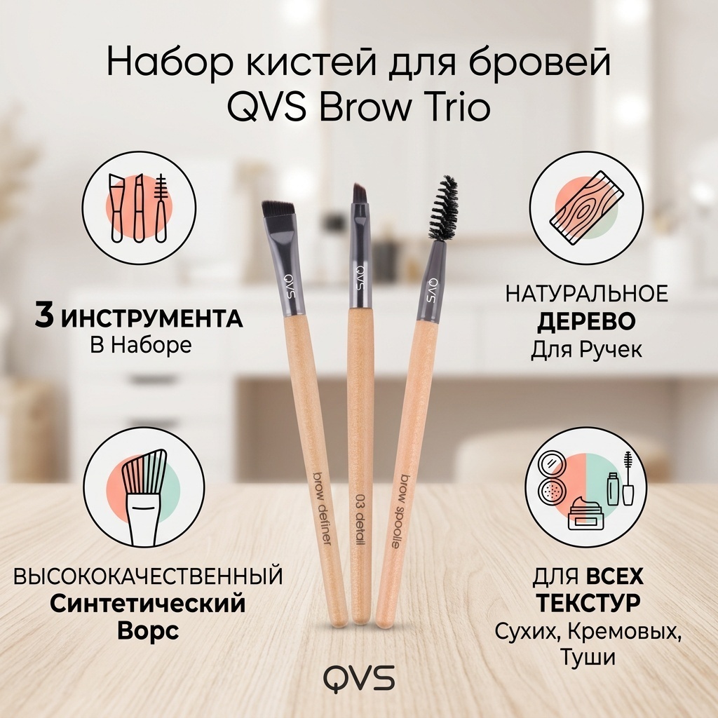 Набор для ухода и оформления бровей Eyebrow grooming and shaping kit