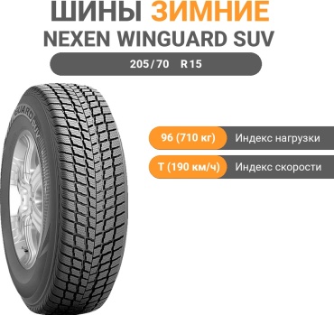 Nexen Winguard SUV 205/70 R15 96T