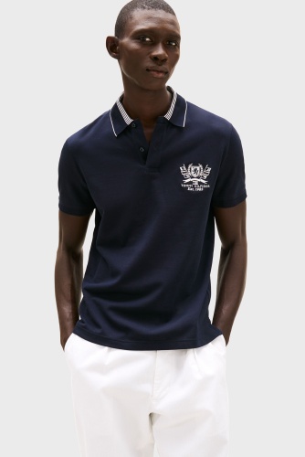 Поло Tommy Hilfiger синий