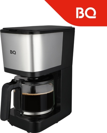 Кофеварка BQ CM2007 серебристый, черный