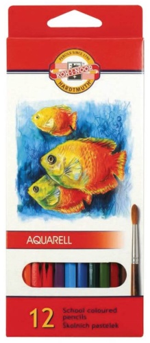 Цветной карандаш KOH-I-NOOR форма круглая 12 шт