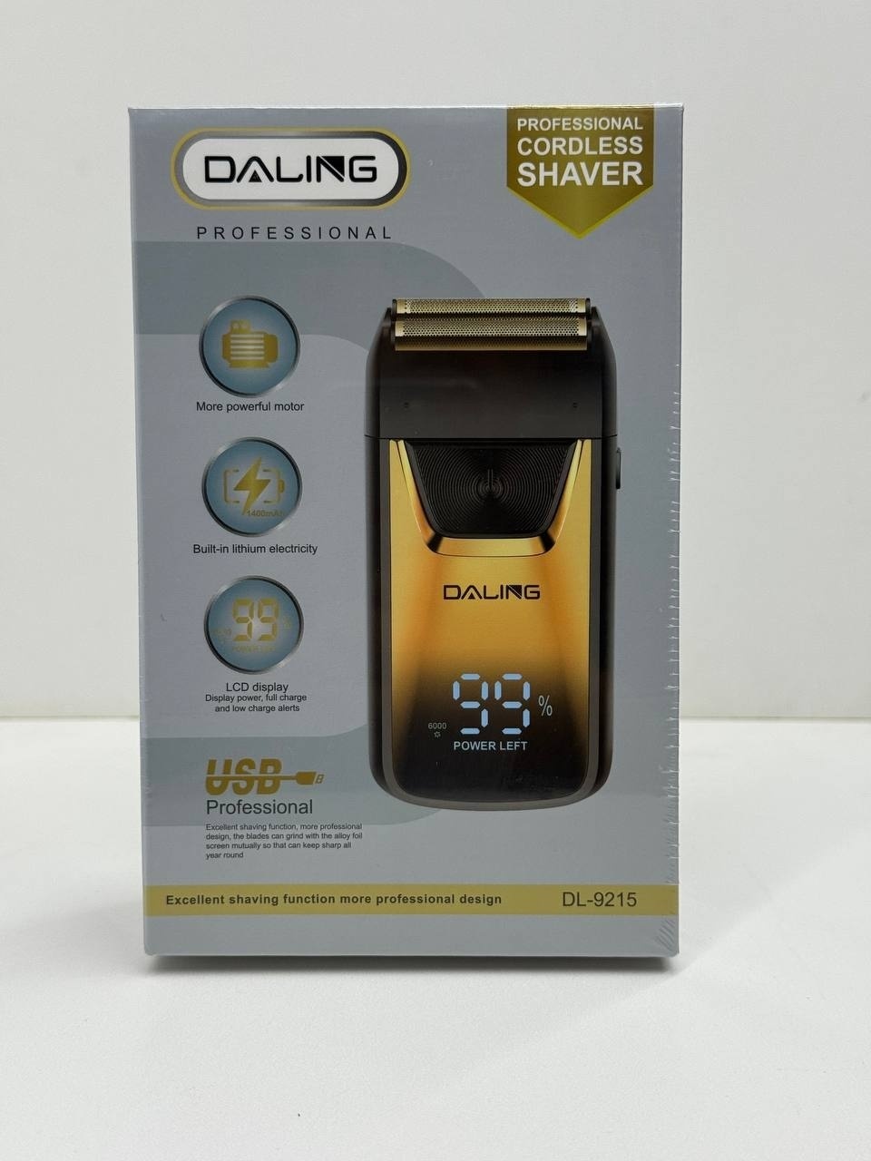 DALING триммер DL-9215 золотой