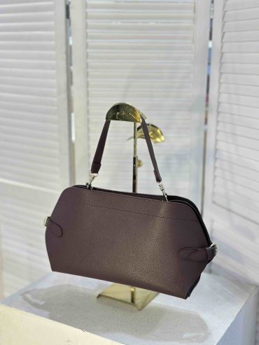 Сумка багет Genuine Leather натуральная кожа бордовый