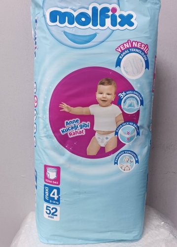 Подгузники-трусики Molfix Premium 4, 52 шт