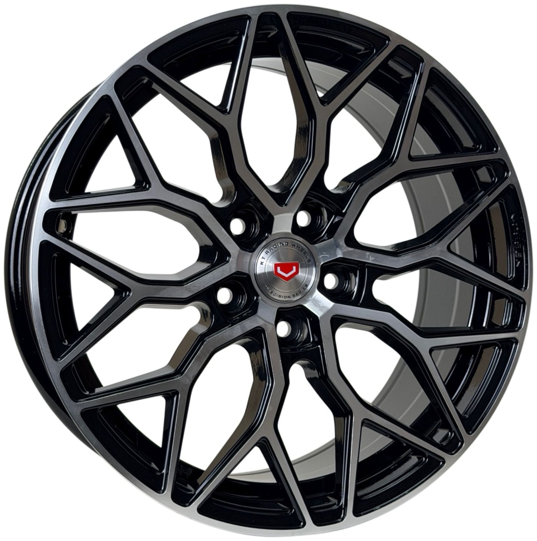 Wheels 1701DD 7.5x17/5x112 D66.6 ET35 4 диска черный, хром