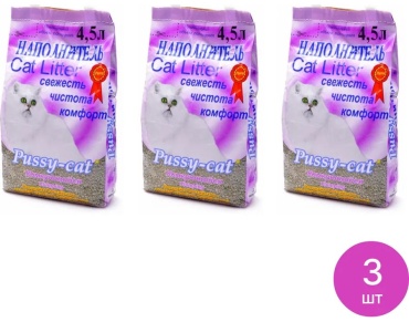 Pussy-cat 806889590 комкующийся 4.5 л