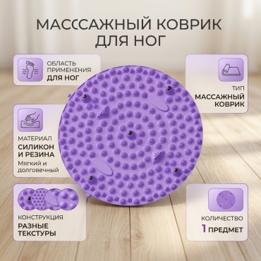 Массажер Массажный магнитный коврик для ног MaiSonix коврик акупунктурный, надавливающий, разминающий