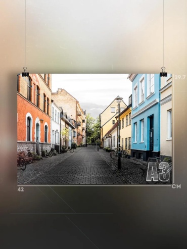 Постер Города, A3, фотобумага