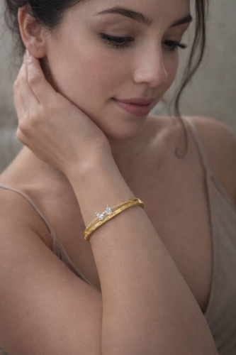 Xuping Jewelry длина 17 см титан, фианит