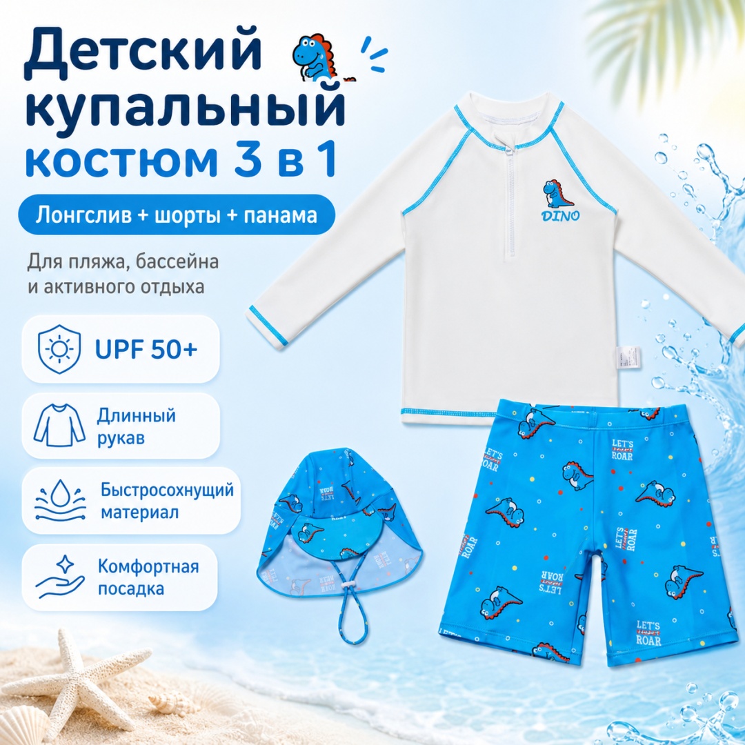 Комплект Kabola белый, голубой