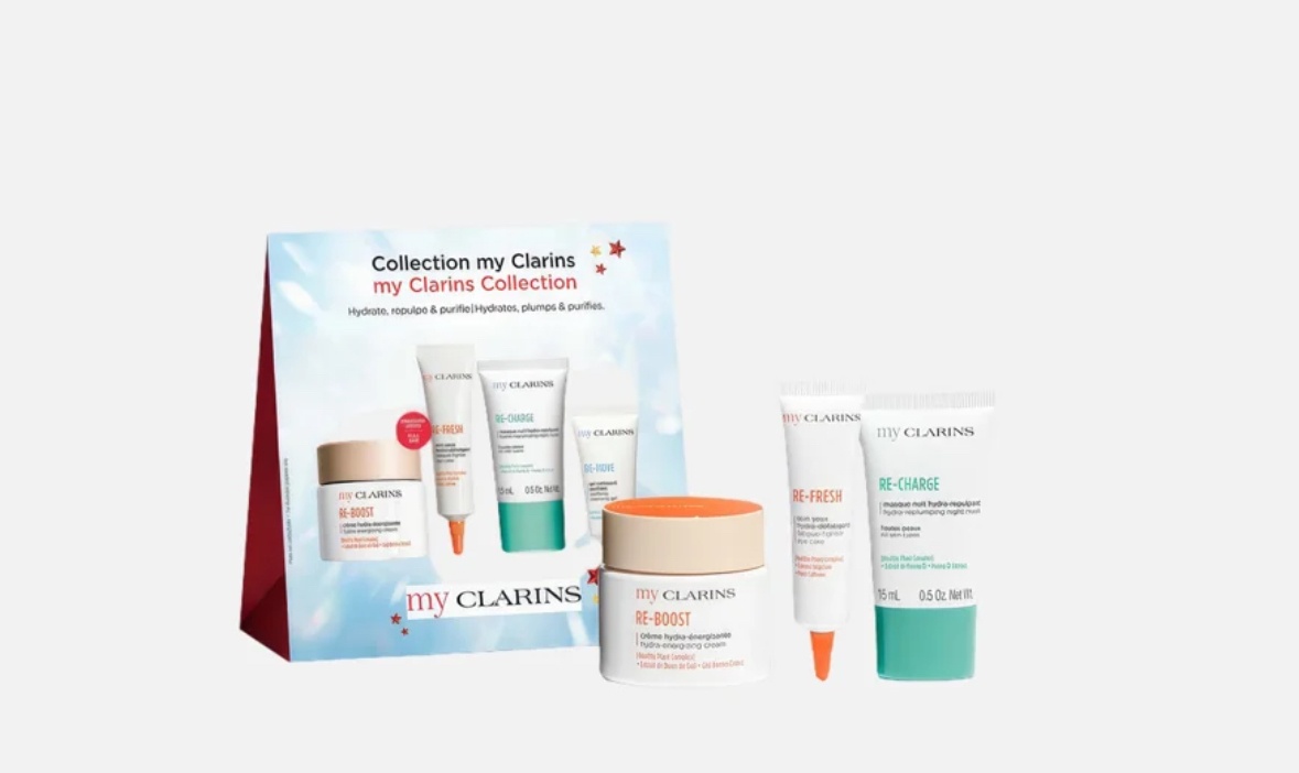 Clarins Re-Boost набор по уходу за лицом для женщин
