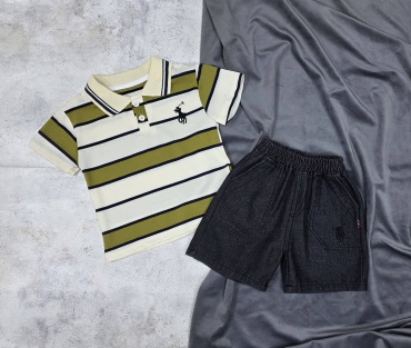 Комплект Fashion kids белый, зеленый