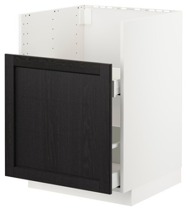 Тумба без раковины IKEA METOD/MAXIMERA TALLSJÖN, 60x88x61 см, белый