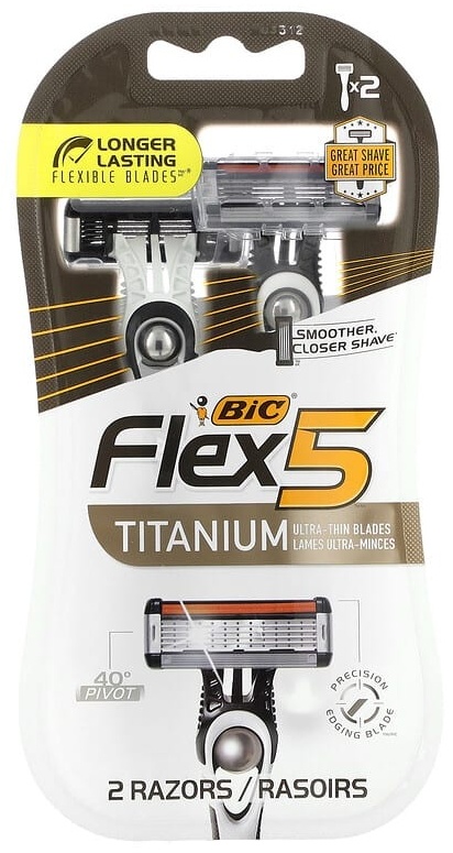 Bic Flex 5 Titanium бритвенный станок 2 шт