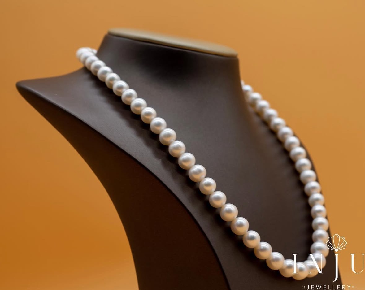 INJU Jewellery натуральная кожа, жемчуг