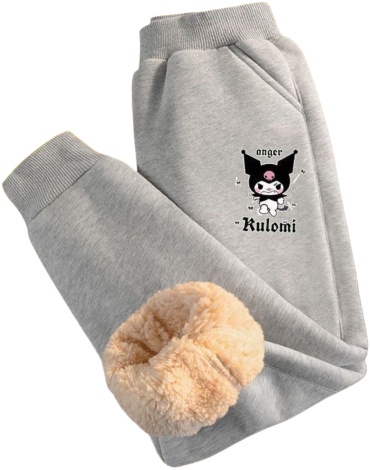Утепленные брюки Hello Kitty серый