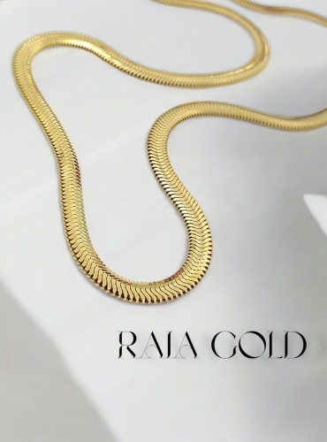 Raia Gold 10104 длина 55 см, вес 6.42 г золото, плетение снейк