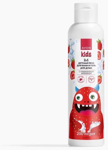 Avon Kids 2в1пена гель для душа гель-пена 200 мл