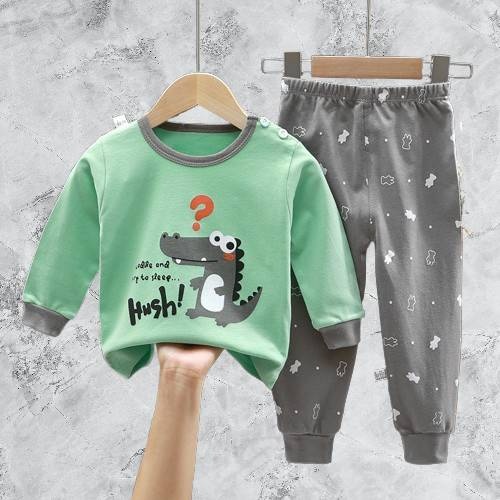 Пижама Little Angels серый, бирюзовый