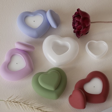 Mold Store Молд Сердце шкатулка силикон