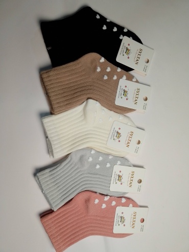 Носки SULTAN Барби 3430 5 пар черный, серый, белый 12-18