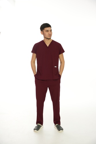 Спецодежда для мужчин Medical Style бордовый