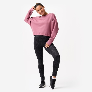 Свитшот Decathlon фиолетовый
