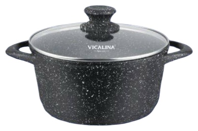 Кастрюля 8.6 л, VL-0128 гранит
