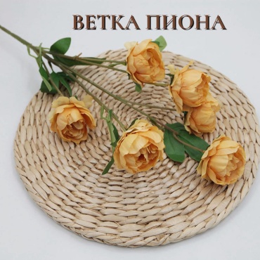 Ветка S-ta пион 75 см, 8417-24