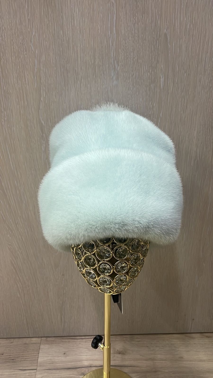 Шапка SemiFur размер 56, 57, 58, 59, мятный
