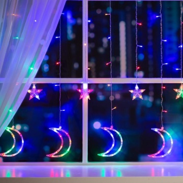 Бахрома Luazon Lighting цвет свечения мультиколор 0.9 м
