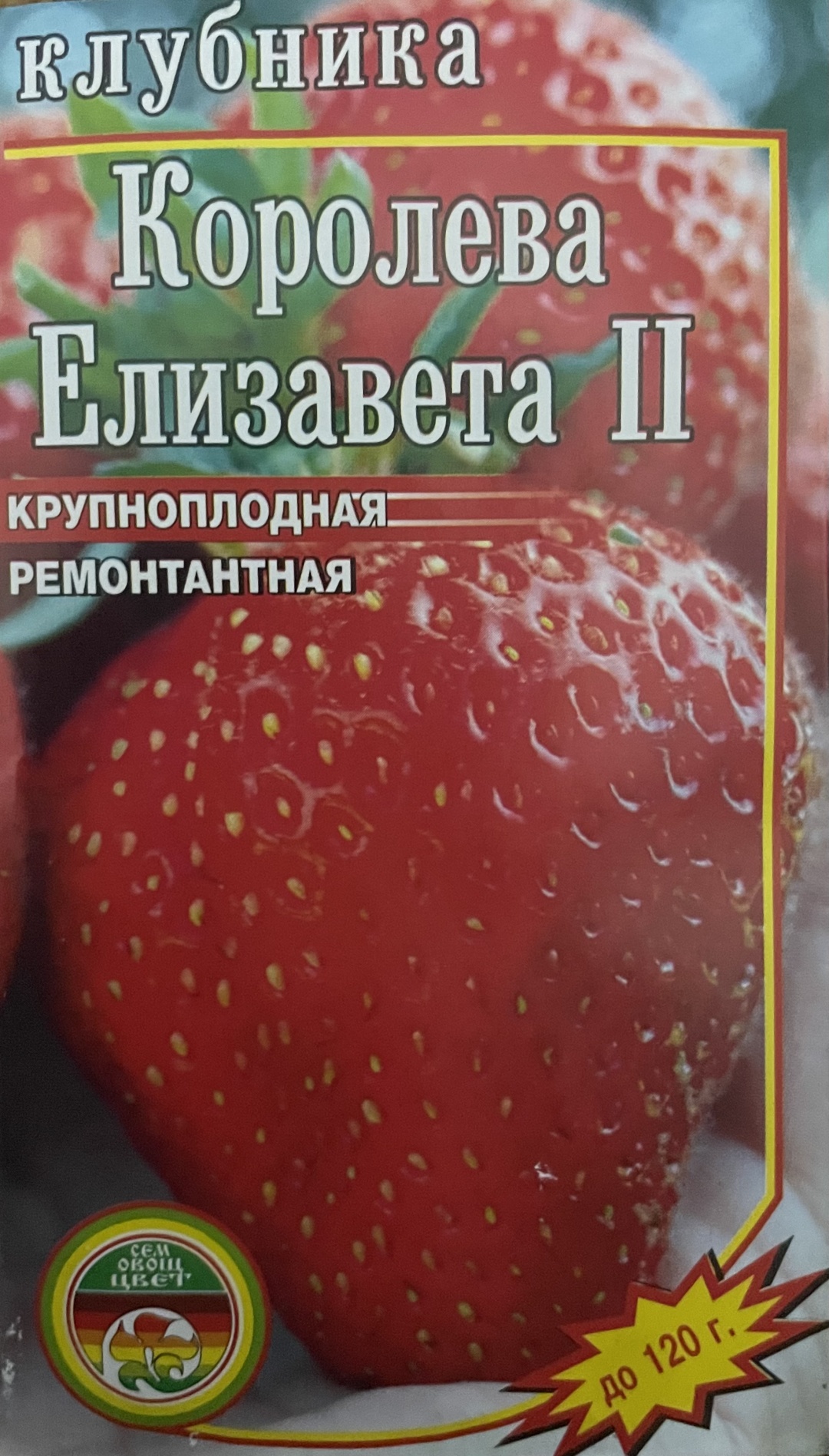 Мир семян клубника Королева Елизавета 2