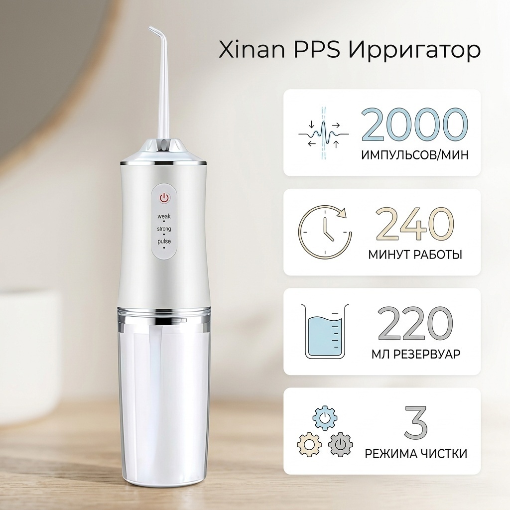 Xinan ирригатор PPS импульсный, портативный