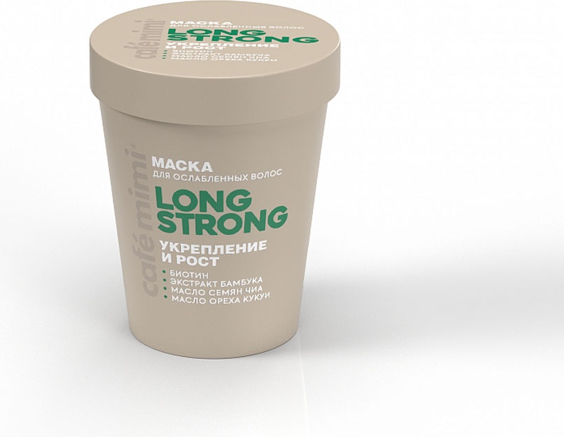 Cafe Mimi маска LONG STRONG Укрепление и рост 200 мл