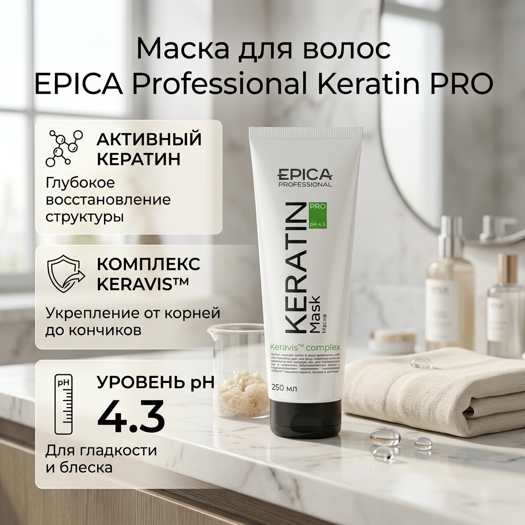 EPICA Professional Keratin PRO маска 250 мл
