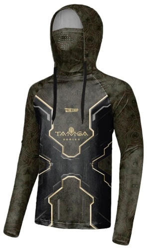Лонгслив TEXX Carp солнцезащитный с капюшоном и баффом Tamga Series XXL