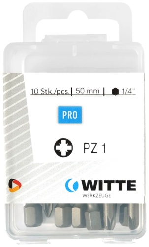 WITTE набор бит 427545200 10 шт