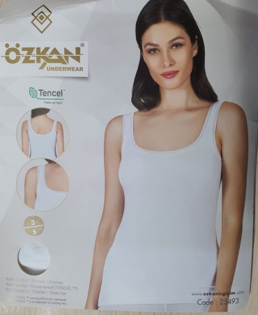 Майка OZKAN UNDERWEAR белый, желтый