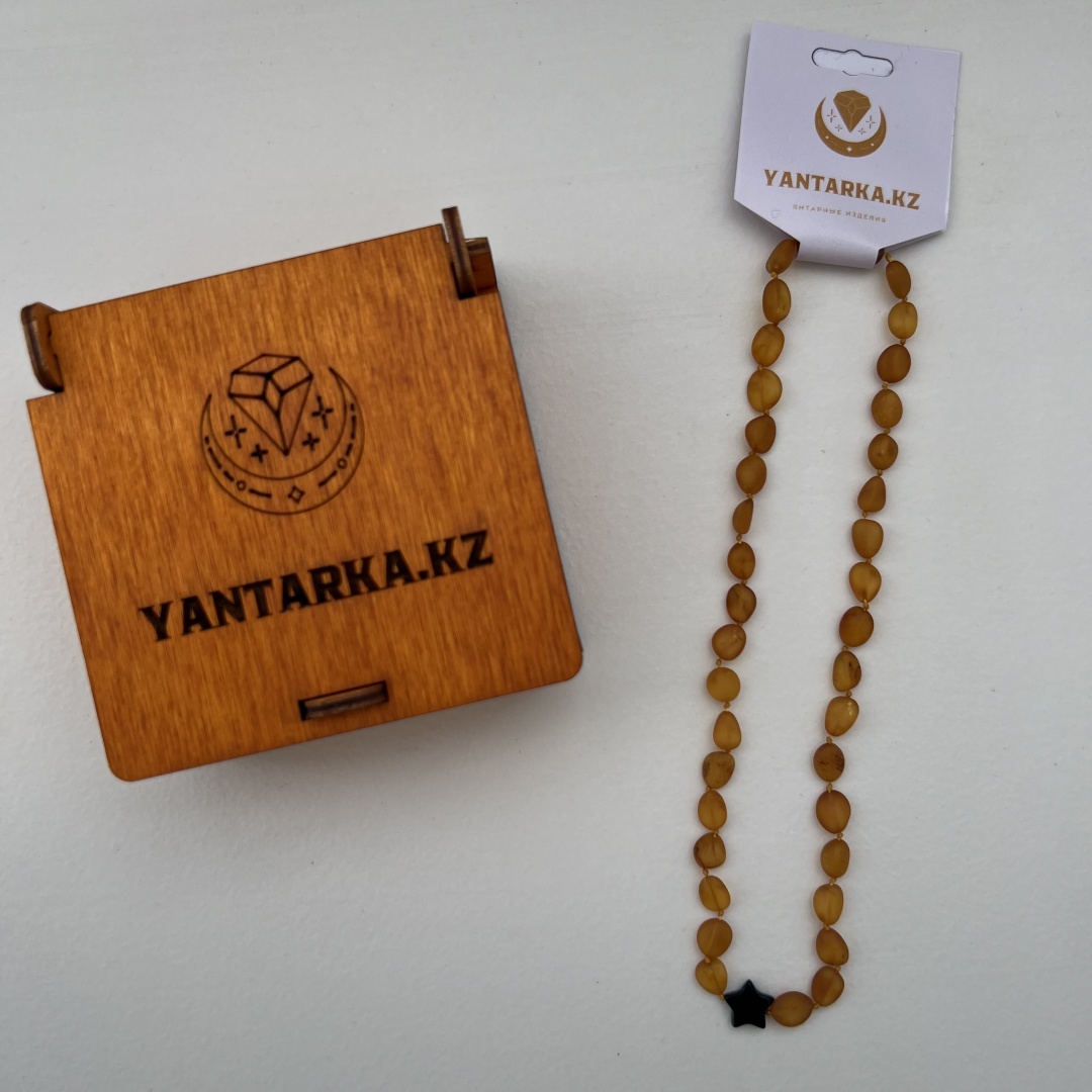 Бусы Yantarka.kz 35cmmedzvezd длина 35 см натуральный янтарь янтарь