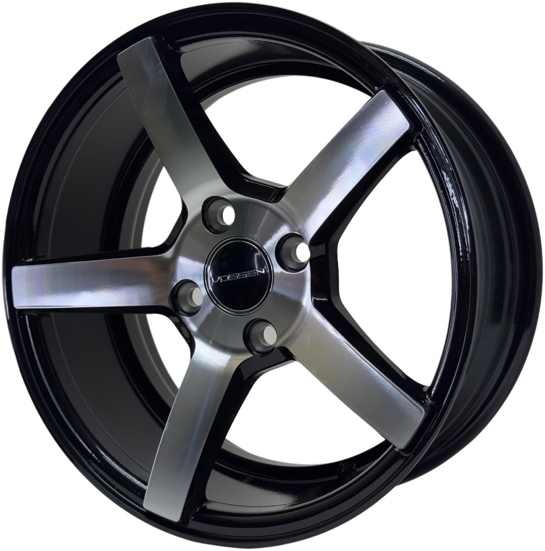Yixing 276111 WestWheelsShop 6x14/4x98 D58.6 ET30 4 диска черный, хром
