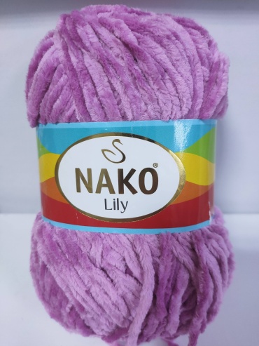 Моток Nako Lily 816 - розовая сирень 180 м 100 г