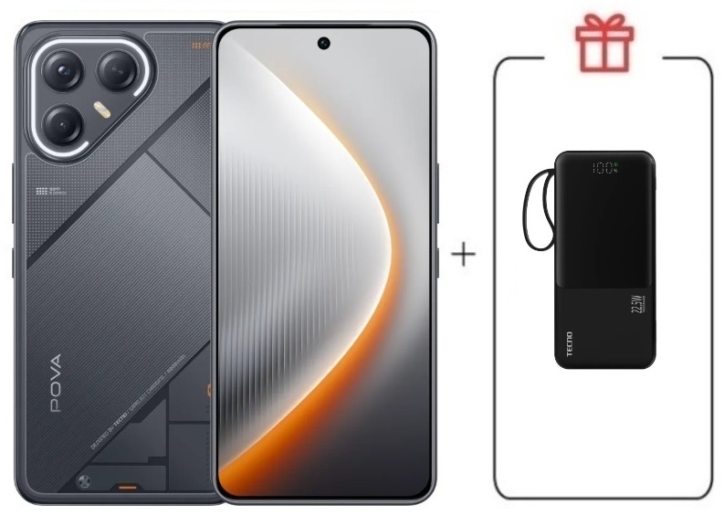Смартфон TECNO Pova 7 Ultra 12 ГБ/256 ГБ черный